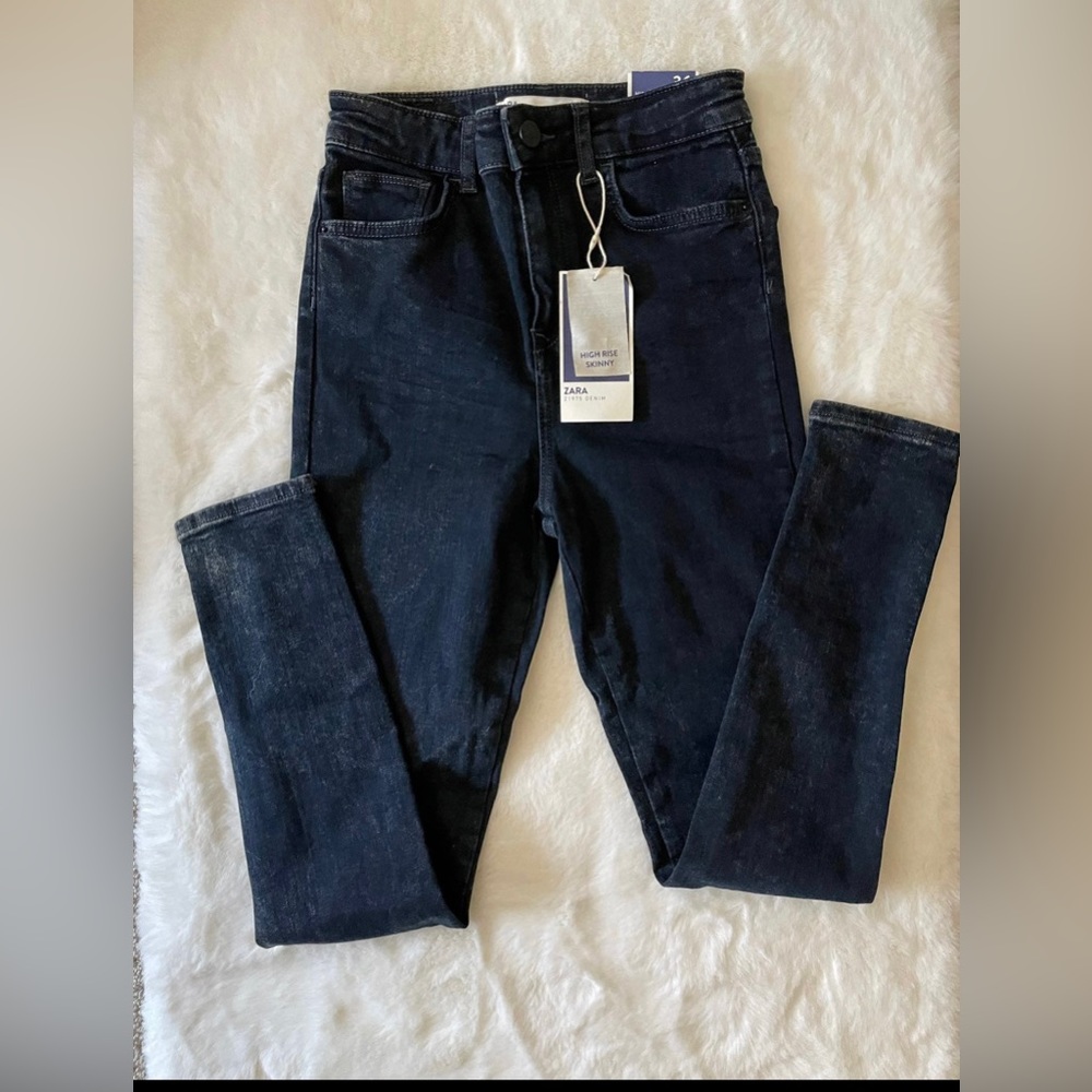 Zara High Rise Skinny Jeans size 4
